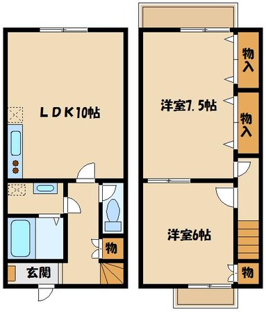 屋敷の物件間取画像